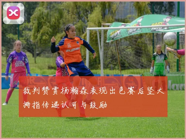 裁判赞赏杨瀚森表现出色赛后竖大拇指传递认可与鼓励